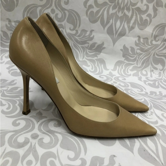 Jimmy Choo Beige Heels 11.5 / 41.5 - Picture 2 of 8
